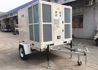 เครื่องปรับอากาศแบบพกพากลางแจ้ง 15HP BTU127500 Dued Domed Type พร้อมรถพ่วง